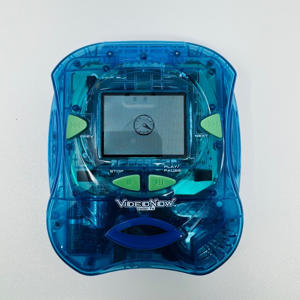 Hasbro VideoNow Color FX Portable Personal Video Player Translucent Blue 75087